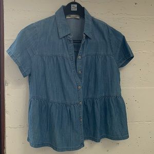 Madewell chambray top
